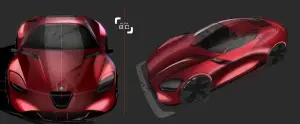 Alfa Romeo 8C - rendering by Yung Presciutti
