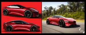 Alfa Romeo 8C - rendering by Yung Presciutti
