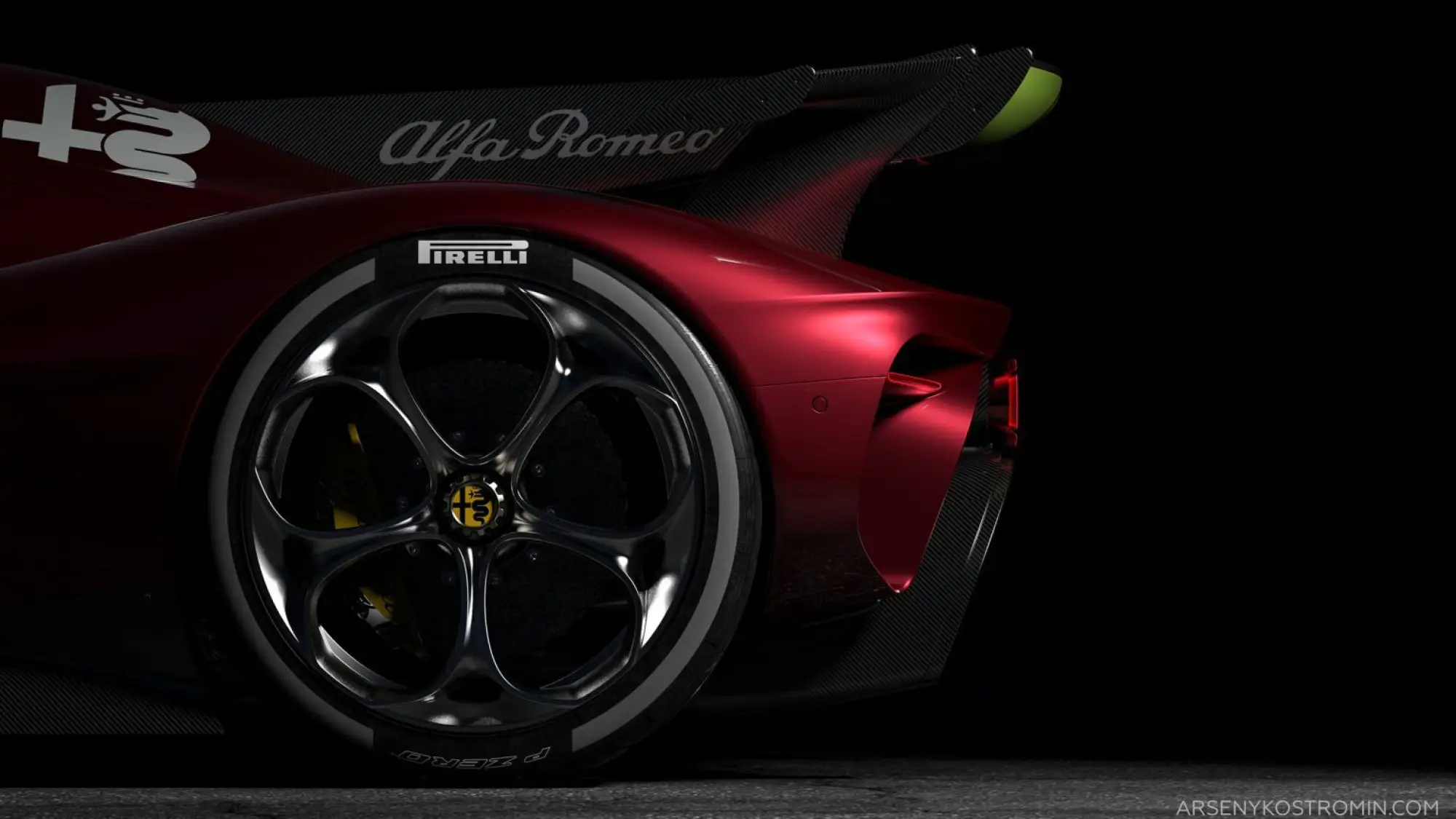 Alfa Romeo C8-R Tazio - Rendering by Arseny Kostromin - 13