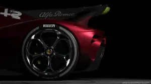 Alfa Romeo C8-R Tazio - Rendering by Arseny Kostromin