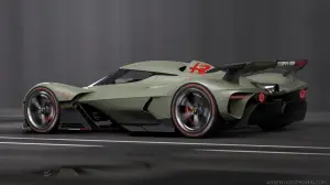 Alfa Romeo C8-R Tazio - Rendering by Arseny Kostromin