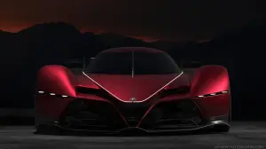 Alfa Romeo C8-R Tazio - Rendering by Arseny Kostromin