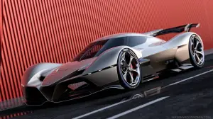 Alfa Romeo C8-R Tazio - Rendering by Arseny Kostromin