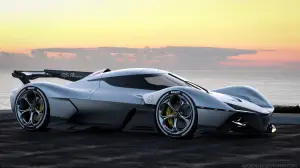 Alfa Romeo C8-R Tazio - Rendering by Arseny Kostromin