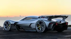 Alfa Romeo C8-R Tazio - Rendering by Arseny Kostromin