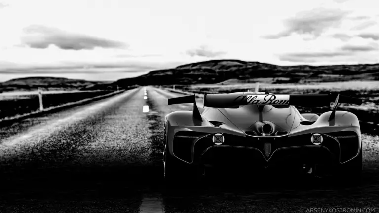 Alfa Romeo C8-R Tazio - Rendering by Arseny Kostromin - 30