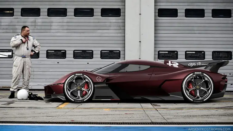 Alfa Romeo C8-R Tazio - Rendering by Arseny Kostromin - 36