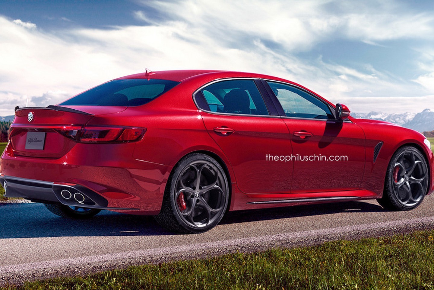 Alfa Romeo Giorgio Quadrifoglio - Rendering