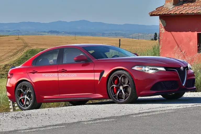 Alfa Romeo Giorgio Quadrifoglio - Rendering - 2