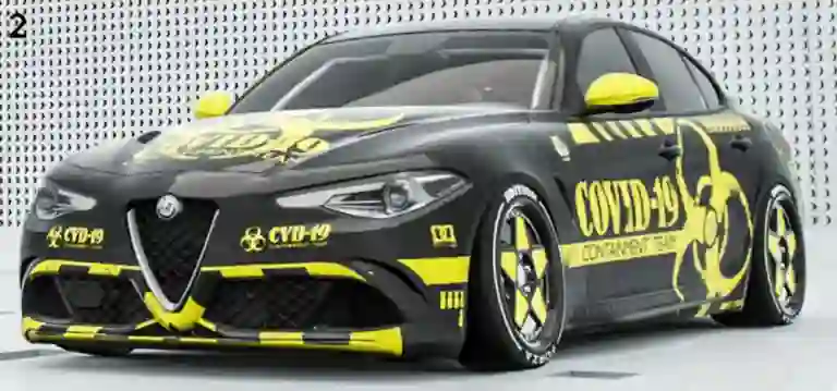 Alfa Romeo Giulia - Forza Horizon - Livrea Covid-19 - 1