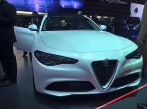 Alfa Romeo Giulia Foto Live - Salone di Ginevra 2016