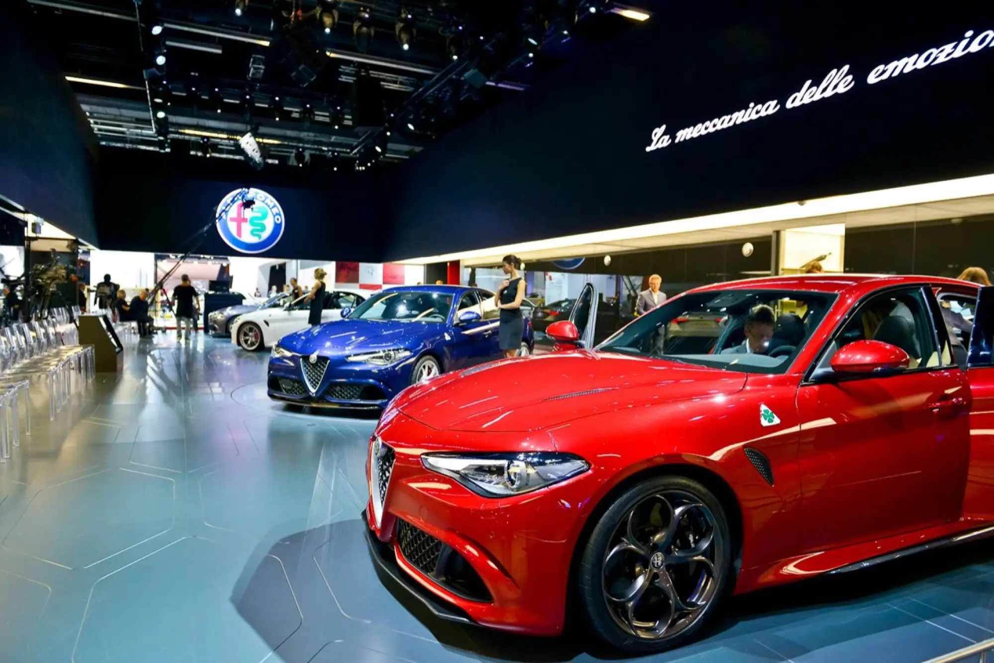 Alfa Romeo Giulia Quadrifoglio - foto dello stand al Salone di Francoforte 2015 - 3