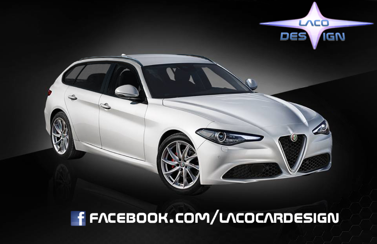 Alfa Romeo Giulia Sportwagon - rendering by LACO Design