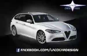 Alfa Romeo Giulia Sportwagon - rendering by LACO Design