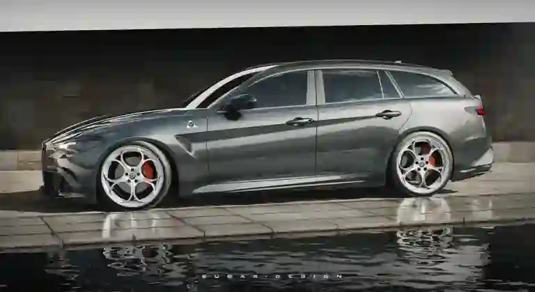 Alfa Romeo Giulia Wagon - Render 2021 - 2