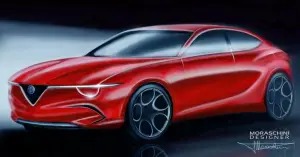 Alfa Romeo Giulietta 2023 - Render - 2