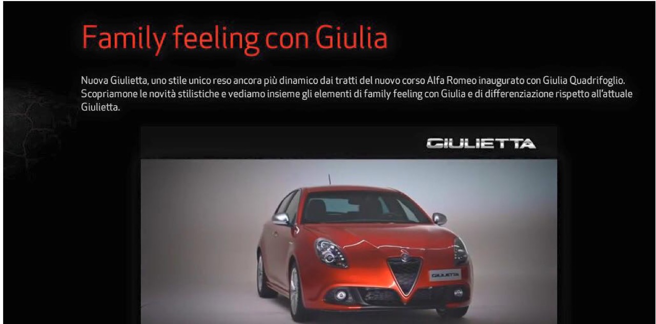 Alfa Romeo Giulietta MY 2016 - anteprima 