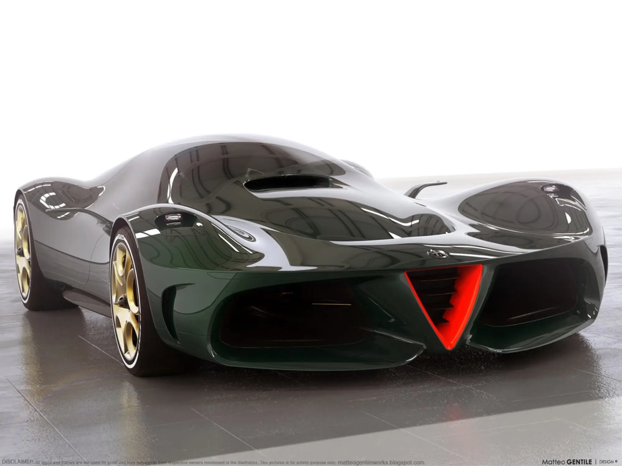 Alfa Romeo GTL Series Evo - rendering by Matteo Gentile - 1