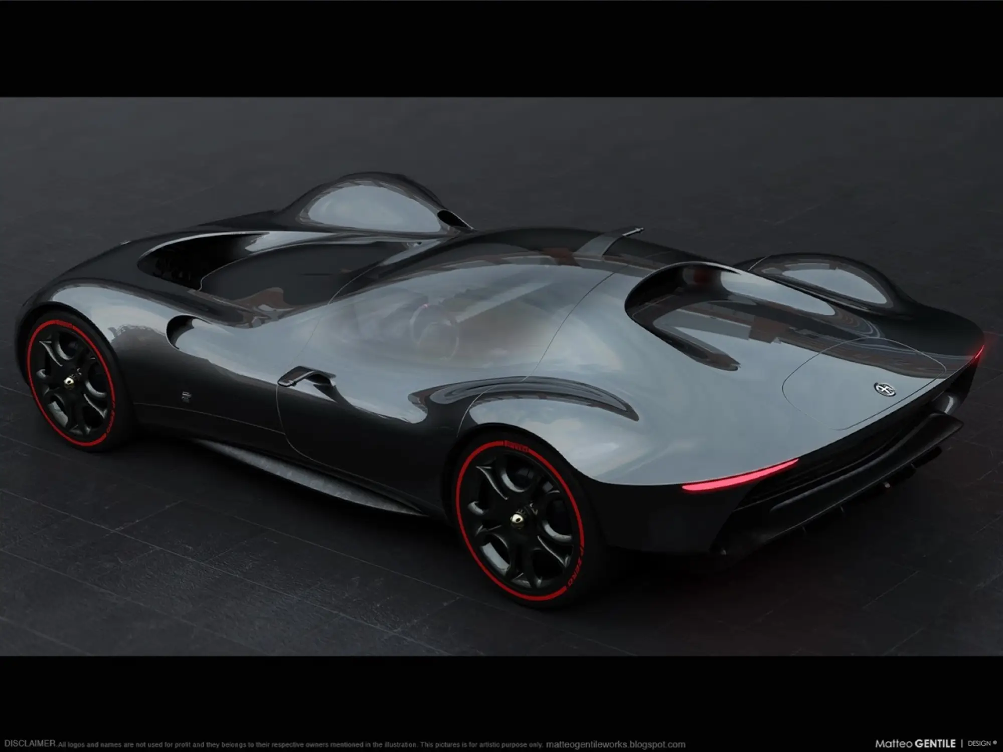 Alfa Romeo GTL Series Evo - rendering by Matteo Gentile - 4