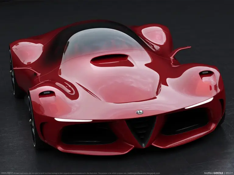 Alfa Romeo GTL Series Evo - rendering by Matteo Gentile - 7