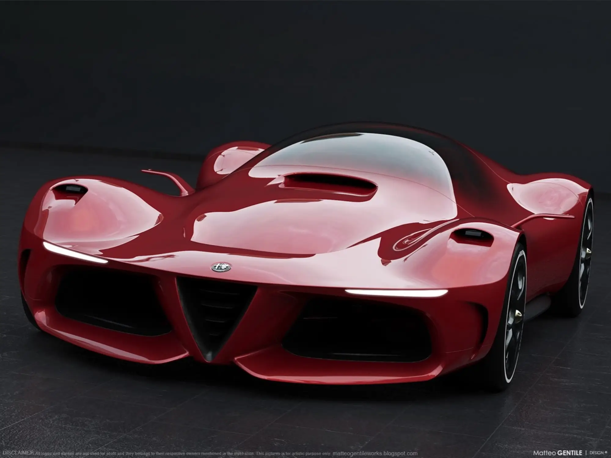 Alfa Romeo GTL Series Evo - rendering by Matteo Gentile - 8