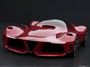 Alfa Romeo GTL Series Evo - rendering by Matteo Gentile - 8