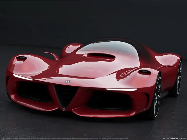 Alfa Romeo GTL Series Evo - rendering by Matteo Gentile - 8