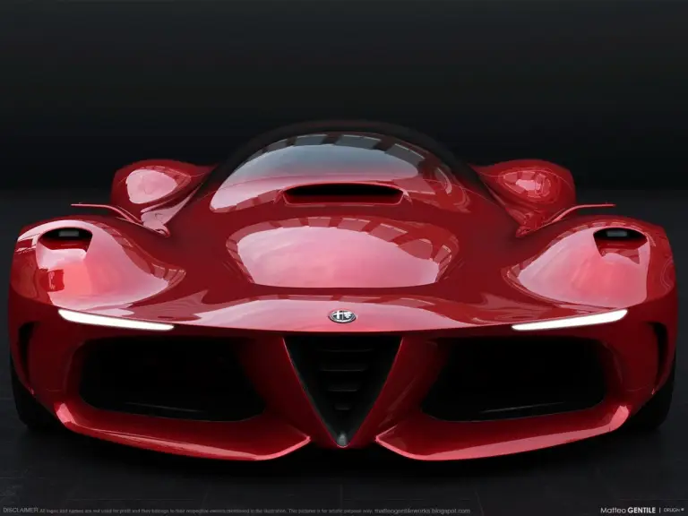 Alfa Romeo GTL Series Evo - rendering by Matteo Gentile - 9