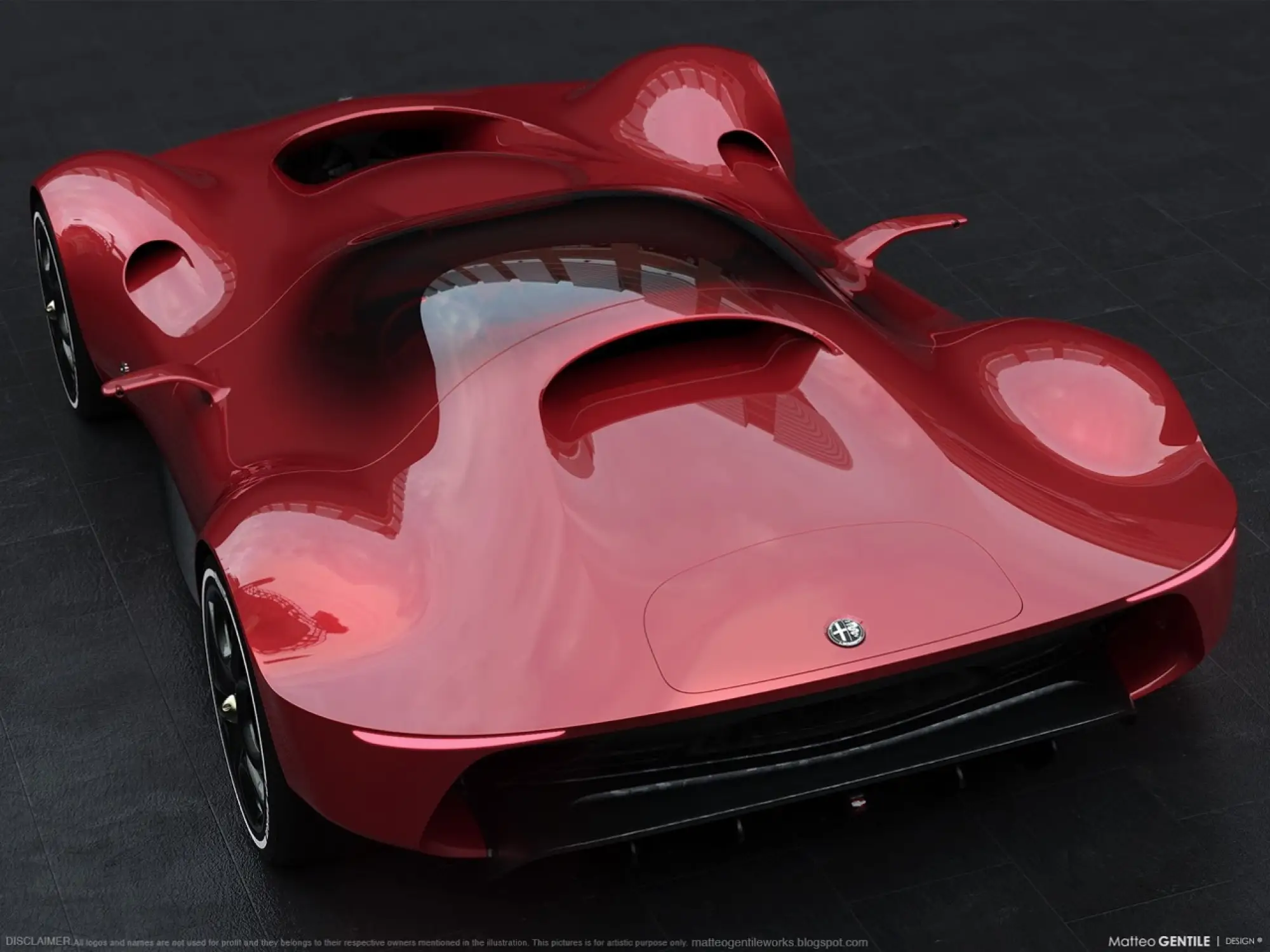 Alfa Romeo GTL Series Evo - rendering by Matteo Gentile - 10