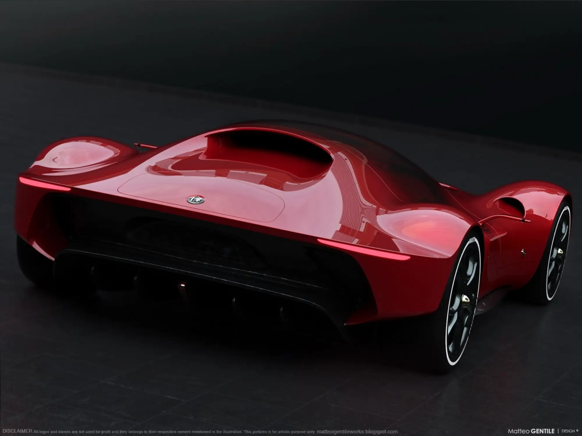 Alfa Romeo GTL Series Evo - rendering by Matteo Gentile - 11