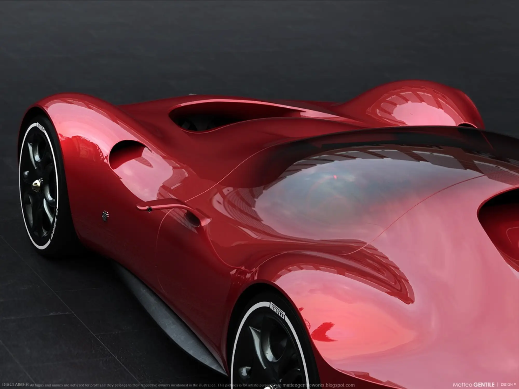 Alfa Romeo GTL Series Evo - rendering by Matteo Gentile - 14