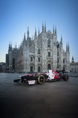 Alfa Romeo monoposto F1 a Milano - Foto