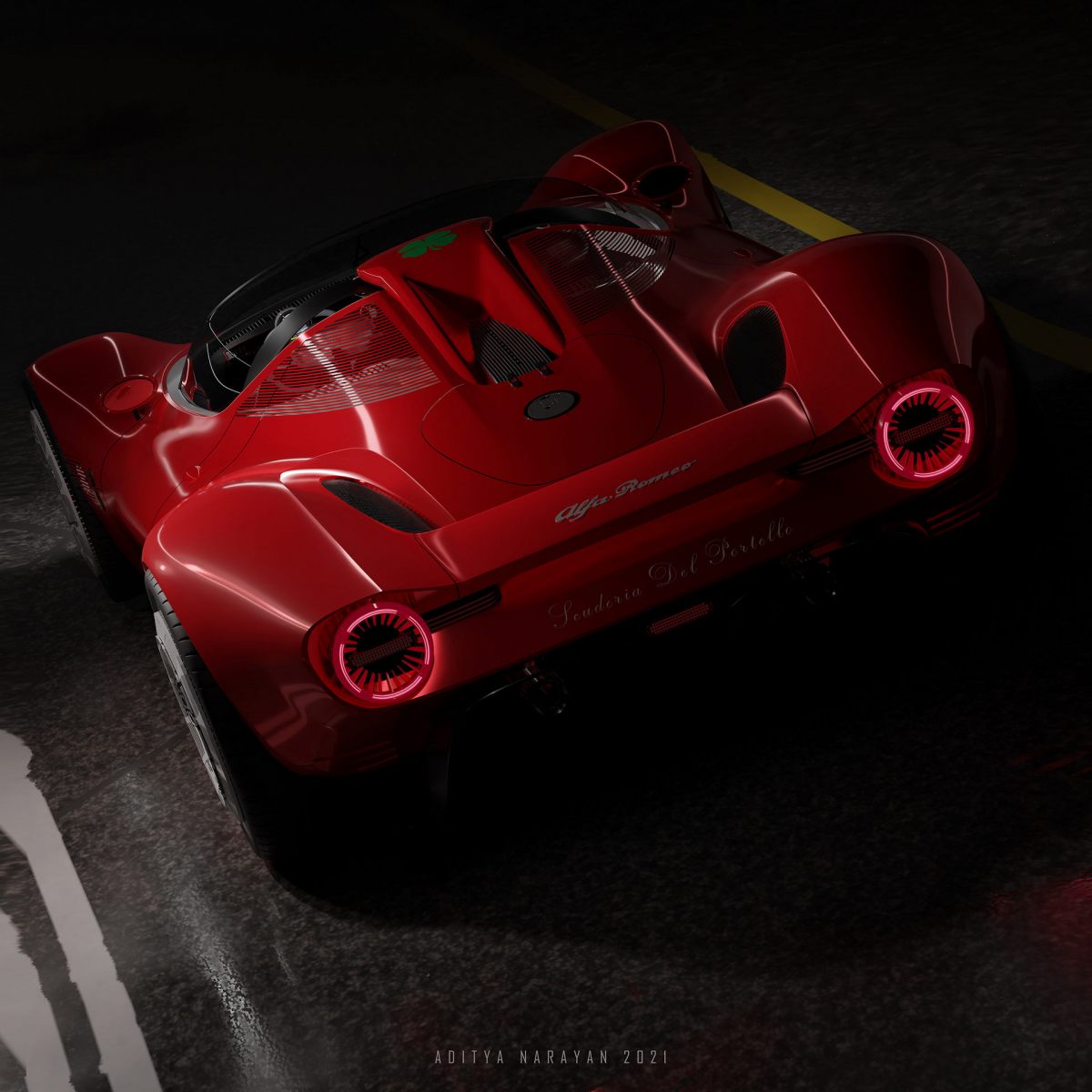 Alfa Romeo Periscopica - Render