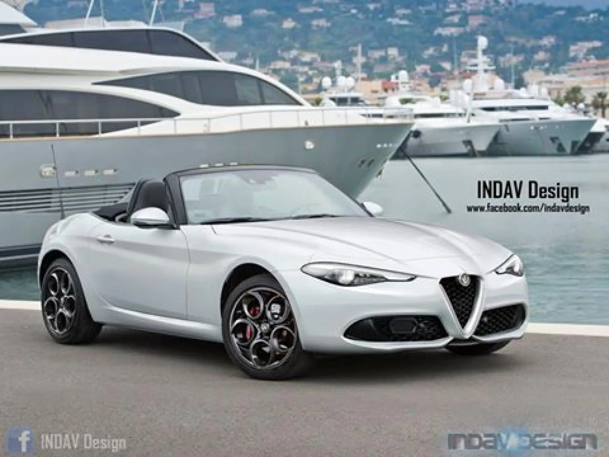 Alfa Romeo Spider render Indav Design - 1