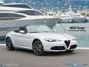 Alfa Romeo Spider render Indav Design - 1