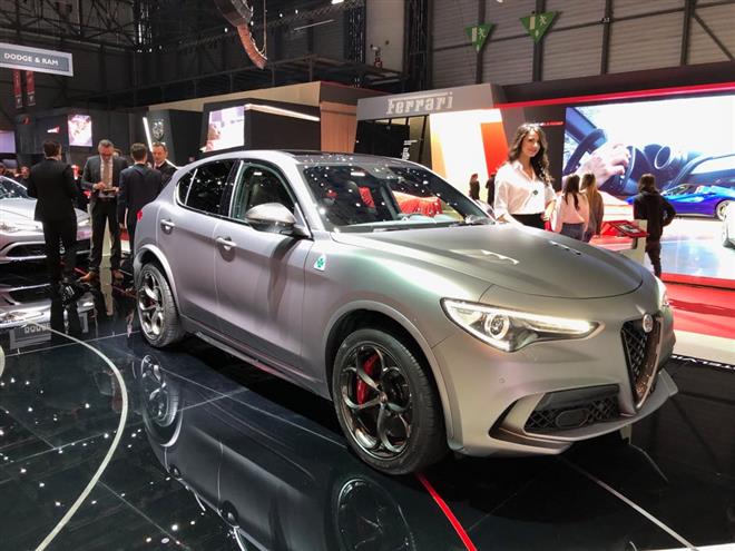 Alfa Romeo Stelvio Quadrifoglio NRing foto live Ginevra 2018