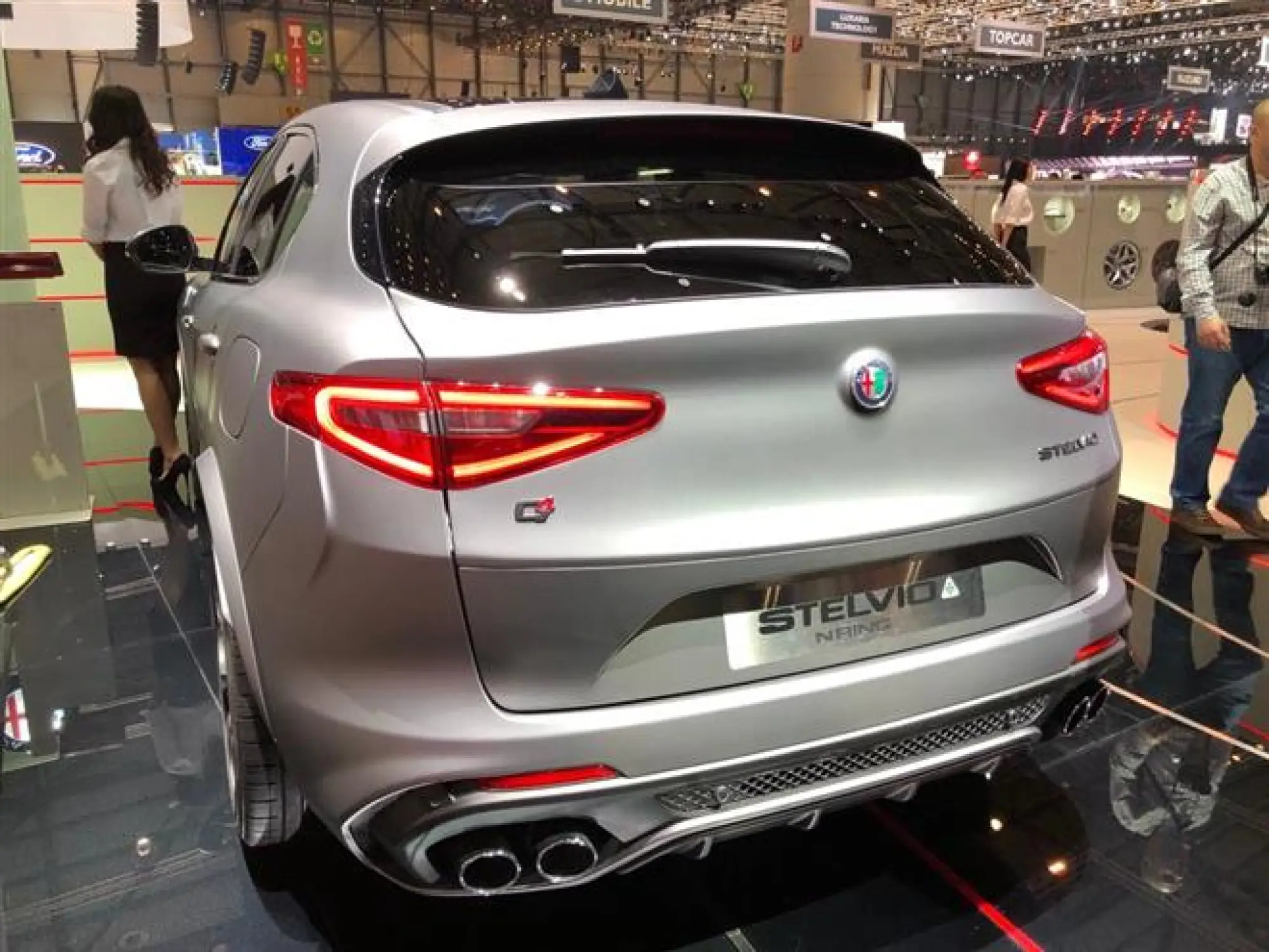 Alfa Romeo Stelvio Quadrifoglio NRing foto live Ginevra 2018 - 13