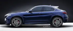 Alfa Romeo Stelvio - Rendering by Alessandro Masera