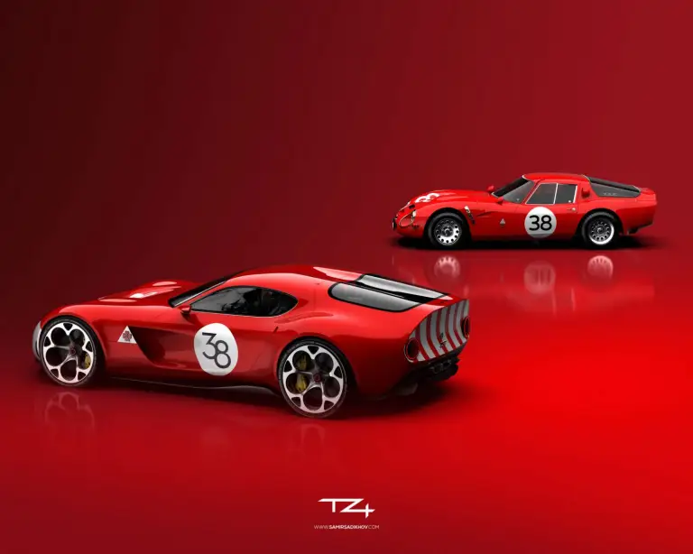 Alfa Romeo TZ4 - Render - 2