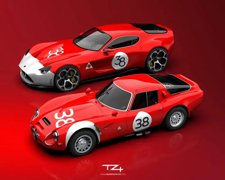 Alfa Romeo TZ4 - Render - 3