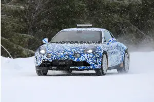 Alpine A 120 foto spia 20 gennaio 2017