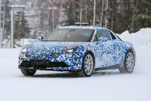 Alpine A 120 foto spia 20 gennaio 2017