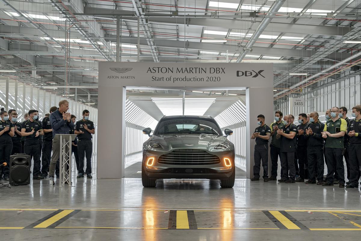 Aston Martin DBX - Produzione