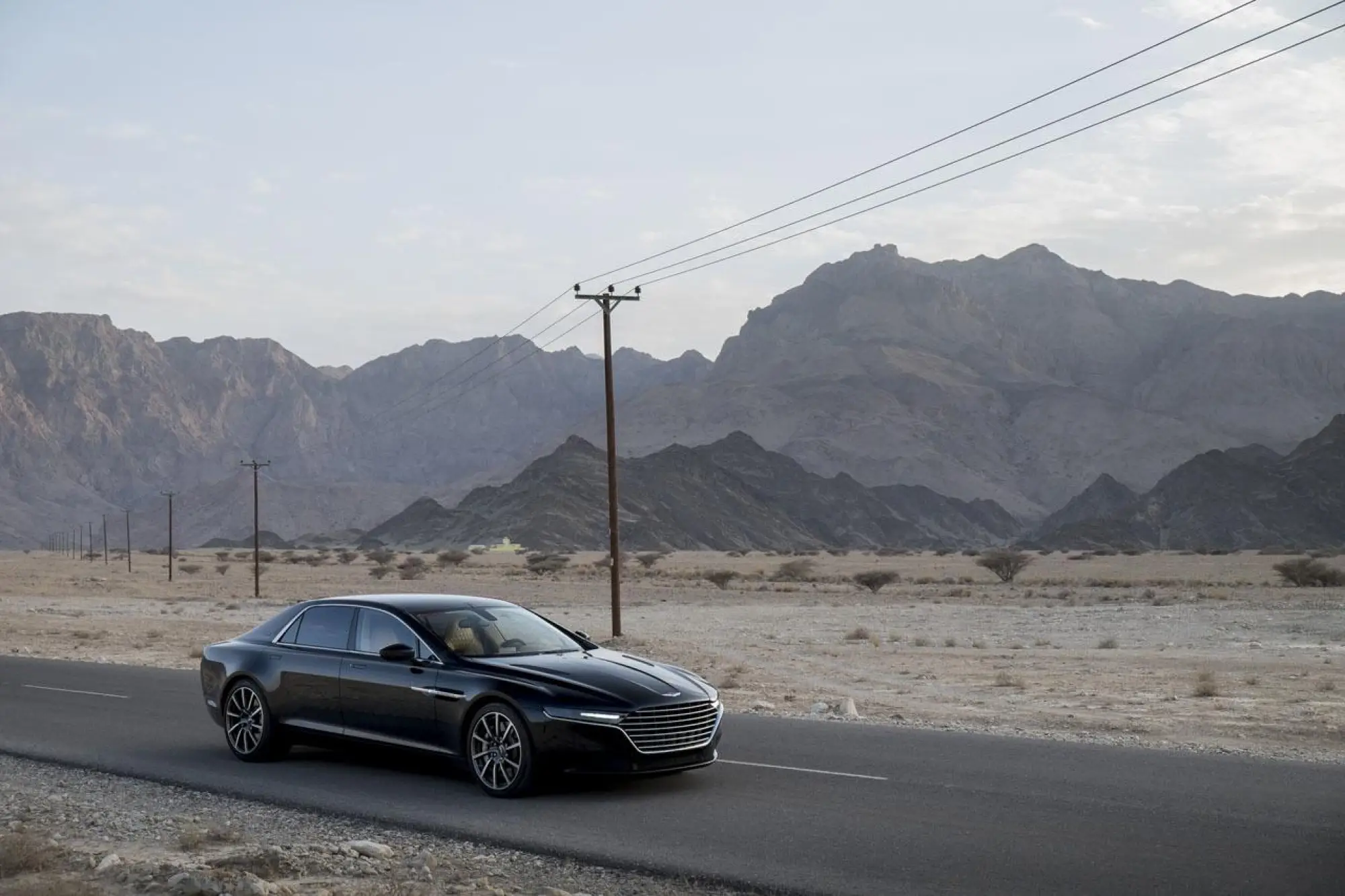 Aston Martin Lagonda 2015 - Test in Oman - 2