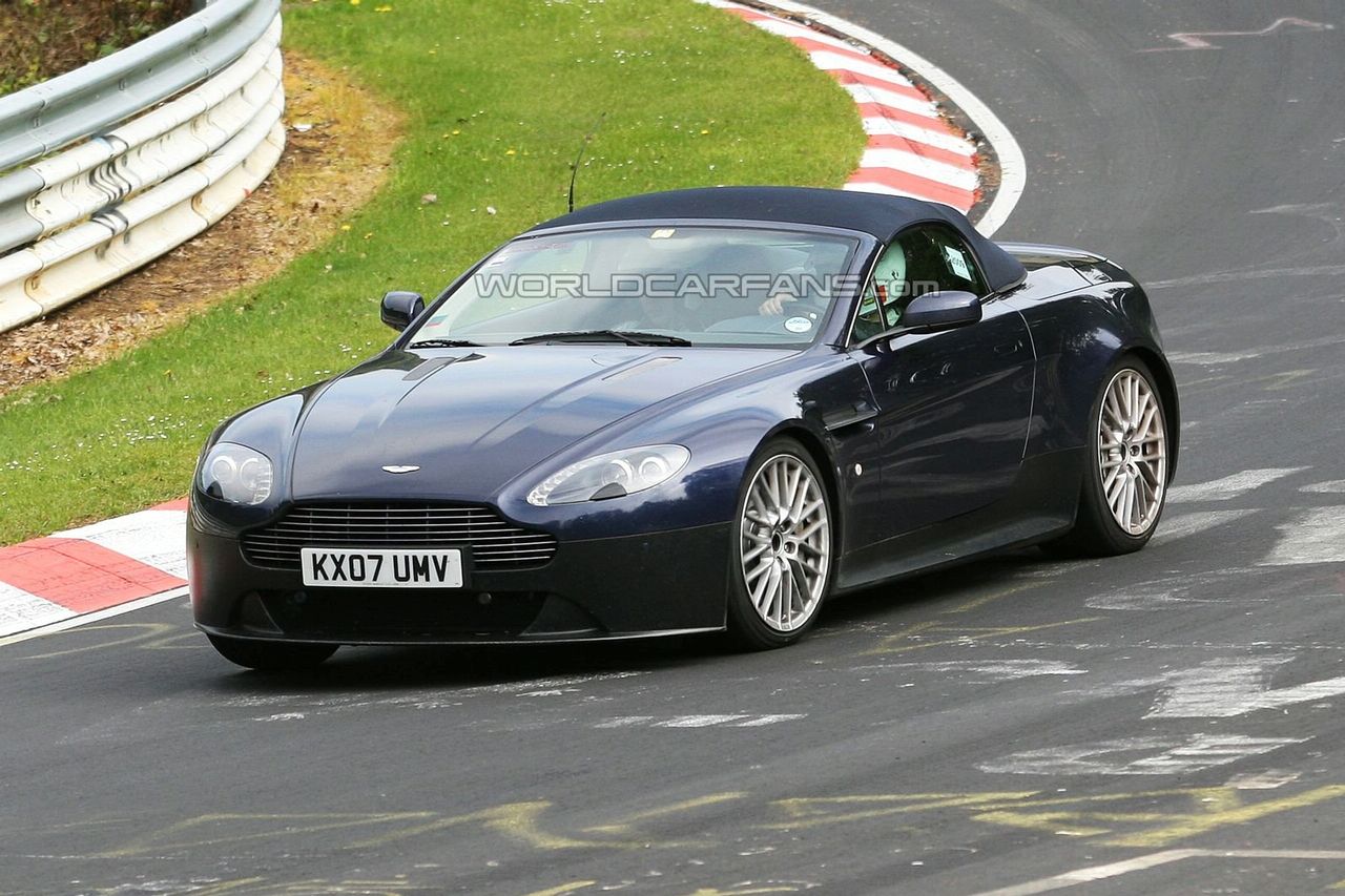 Aston Martin V12 Vantage Roadster Spy Photos