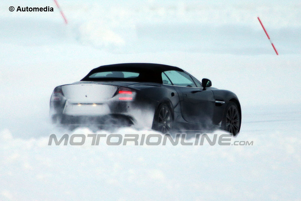 Aston Martin Vanquish Volante - Foto spia 07-02-2013