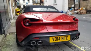 Aston Martin Vanquish Zagato Volante in strada