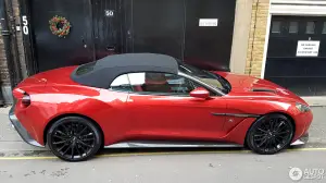 Aston Martin Vanquish Zagato Volante in strada