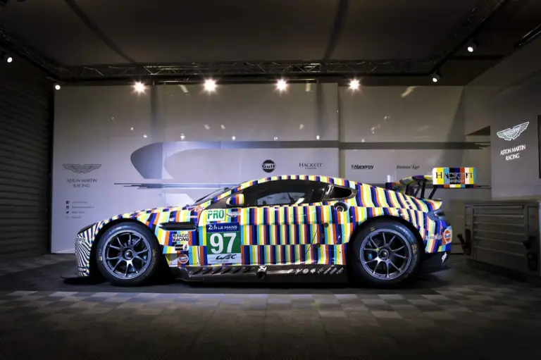 Aston Martin Vantage GTE Le Mans art car by Tobias Rehberger - 2