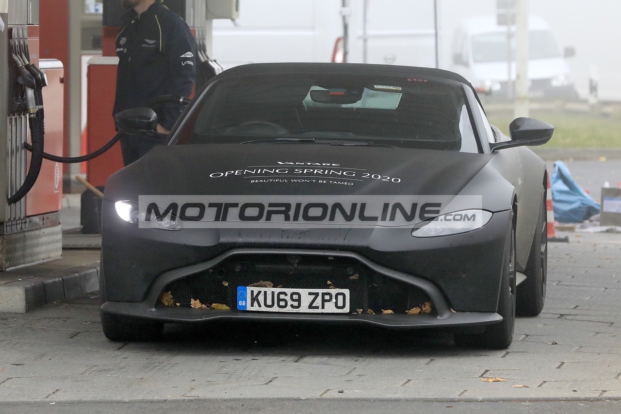 Aston Martin Vantage Volante - Foto spia 11-11-2019